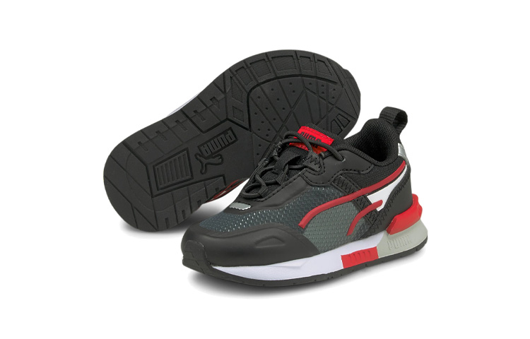 Order 嬰幼兒 Puma Mirage Tech 黑紅 跑步鞋