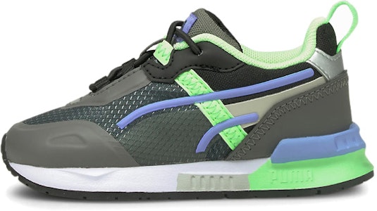 嬰兒 Puma Mirage Tech 輕便耐磨防滑 低筒運動鞋 灰綠藍 Buy 嬰兒 Puma Mirage Tech 輕便耐磨防滑 低筒運動鞋 灰綠藍