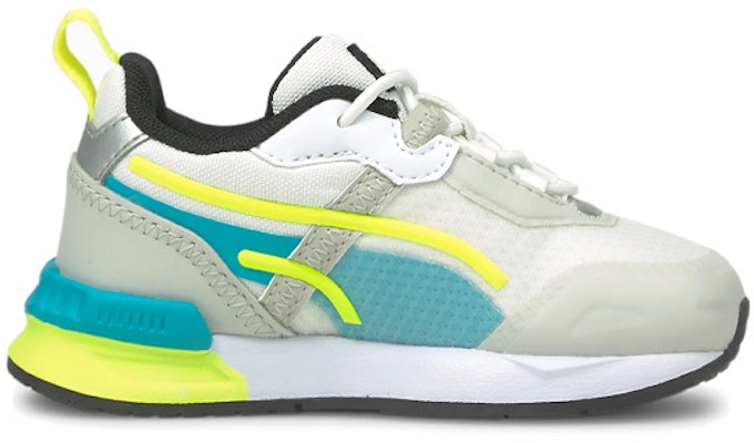 嬰兒 Puma Mirage Tech 防滑耐磨 低筒運動鞋 白黃 Order 嬰兒 Puma Mirage Tech 防滑耐磨 低筒運動鞋 白黃