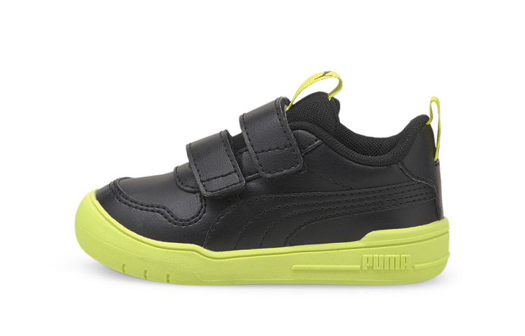 (Toddler) Puma Multiflex SL V 'Black Lime' 380741-04