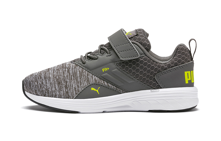 (Toddler) Puma Nrgy Comet 'Grey Yellow' 190676-11