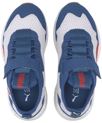 (Preschool) Puma Nrgy Neko Skim Ac Sports Running Shoes Blue/White/Red 192824-08 Lookbook (Preschool) Puma Nrgy Neko Skim Ac Sports Running Shoes Blue/White/Red 192824-08