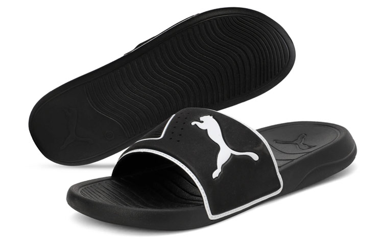 Lookbook (TD) Puma Popcat 20 ''Zwart'' Slide Slippers 372282-01
