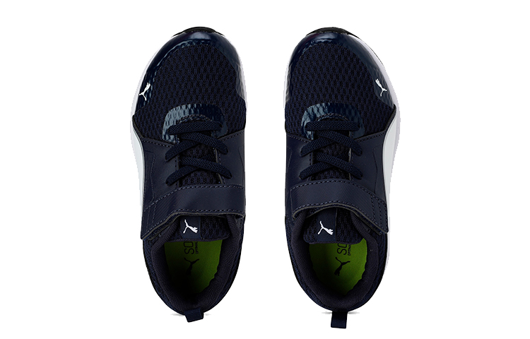 Lookbook (PS) 푸마 퓨어 조거 V 스니커즈 블루/화이트 370576-03