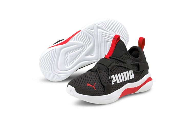 Lookbook (TD) Puma Rift Pop Slip-On ''Zwart Rood'' 194775-01