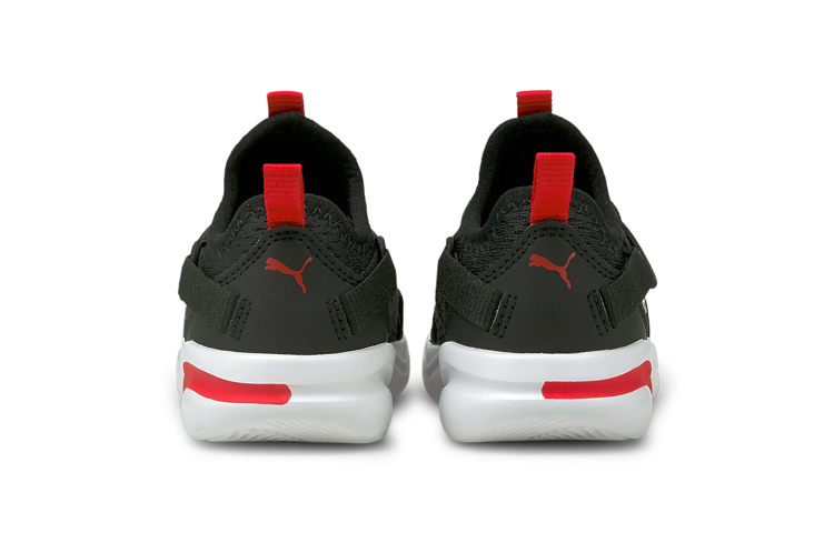 Shop (TD) Puma Rift Pop Slip-On ''Zwart Rood'' 194775-01