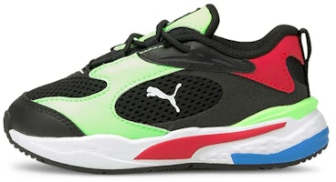 (Toddler) Puma RS-Fast 'Black Elektro Green' 375699-01 (Toddler) Puma RS-Fast 'Black Elektro Green' 375699-01