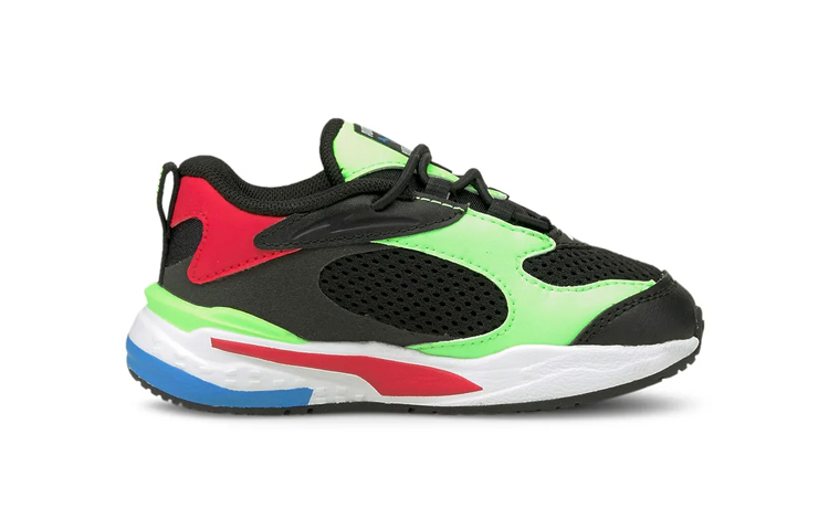 Order (TD) プーマ RS-Fast ブラック/エレクトログリーン 375699-01