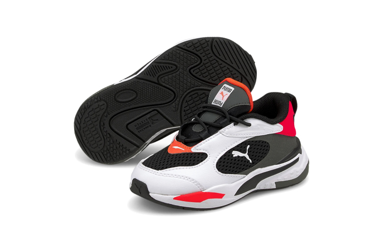 Lookbook (TD) Puma RS-Fast 'Negro Blanco Rojo' 375699-02