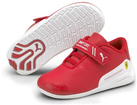 (Toddler) Puma Scuderia Ferrari Drift Cat 8 'Red White Velcro' 339972-05 Lookbook (Toddler) Puma Scuderia Ferrari Drift Cat 8 'Red White Velcro' 339972-05