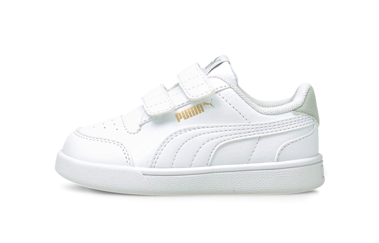 Buy (TD) Puma Shuffle Velcro 'Putih Abu-abu Ungu' 375690-01