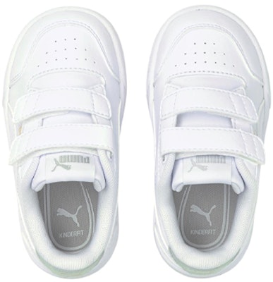 (TD) Puma Shuffle Velcro 'Putih Abu-abu Ungu' 375690-01 Lookbook (TD) Puma Shuffle Velcro 'Putih Abu-abu Ungu' 375690-01