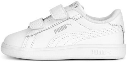 (Toddler) Puma Smash 3.0 Leather Velcro 'White Cool Light Grey' 392034-02 (Toddler) Puma Smash 3.0 Leather Velcro 'White Cool Light Grey' 392034-02