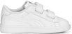 (TD) Puma Smash 3.0 Kulit Velcro 'Putih Kelabu Muda Sejuk' 392034-02