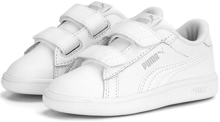 (Toddler) Puma Smash 3.0 Leather Velcro 'White Cool Light Grey' 392034-02 Lookbook (Toddler) Puma Smash 3.0 Leather Velcro 'White Cool Light Grey' 392034-02