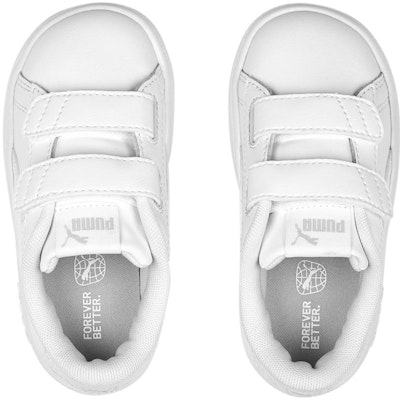 (Toddler) Puma Smash 3.0 Leather Velcro 'White Cool Light Grey' 392034-02 Shop (Toddler) Puma Smash 3.0 Leather Velcro 'White Cool Light Grey' 392034-02
