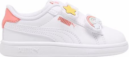 (Toddler) Puma Smash 3.0 V 'Badges - White Passionfruit' 397287-01 (Toddler) Puma Smash 3.0 V 'Badges - White Passionfruit' 397287-01