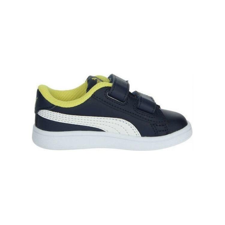 Order (TD) 푸마 스매쉬 V2 블루 옐로우 (Puma Smash V2 Blue Yellow) 365174-09