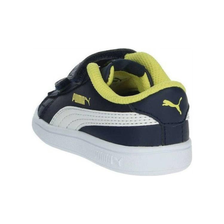 Shop (TD) 푸마 스매쉬 V2 블루 옐로우 (Puma Smash V2 Blue Yellow) 365174-09