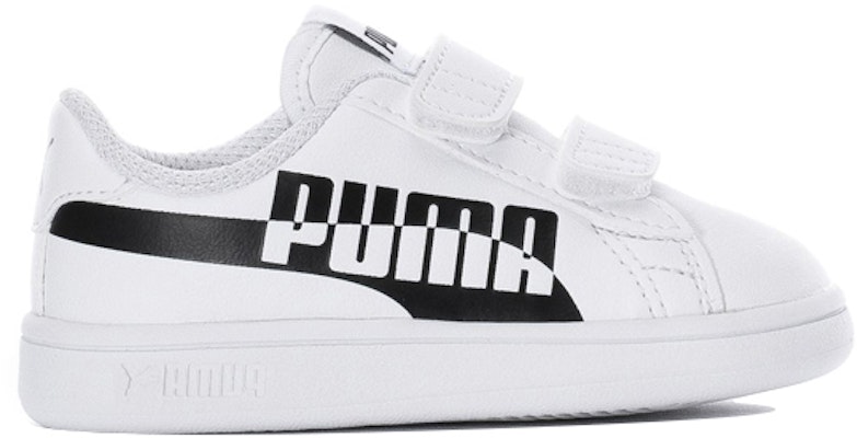 (TD) 彪马 Smash V2 白黑配色 373806-02 Order (TD) 彪马 Smash V2 白黑配色 373806-02