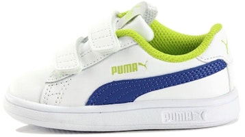 (Toddler) Puma Smash V2 'White Blue Green' 365174-12 (Toddler) Puma Smash V2 'White Blue Green' 365174-12