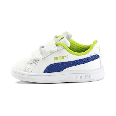 (TD) Puma Smash V2 'White Blue Green'