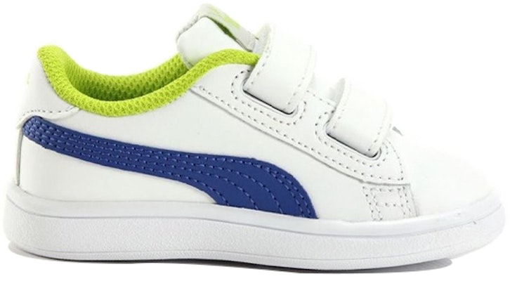 (Toddler) Puma Smash V2 'White Blue Green' 365174-12 Order (Toddler) Puma Smash V2 'White Blue Green' 365174-12