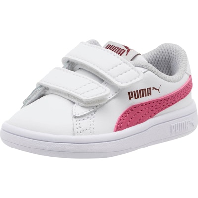 (小童) Puma Smash v2 '白色紫紅霧' 365174-08 Lookbook (小童) Puma Smash v2 '白色紫紅霧' 365174-08