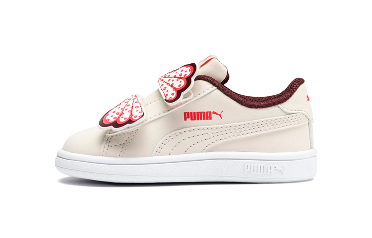 Buy (TD) Puma Smash v2 Butterfly AC Zapatillas Casual/De Skate Crema/Blancas 370096-03