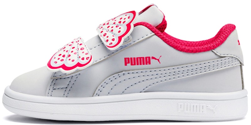 (TD) Puma Smash v2 Butterfly AC Sneakers Abu-Abu/Merah 370096-04 Buy (TD) Puma Smash v2 Butterfly AC Sneakers Abu-Abu/Merah 370096-04