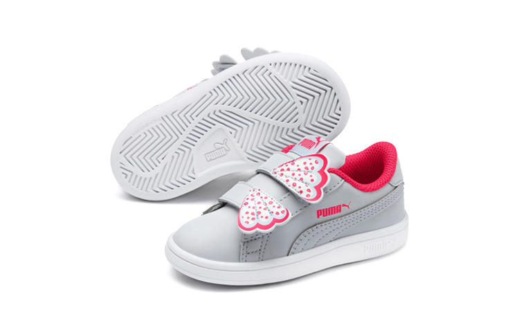 (TD) Puma Smash v2 Butterfly AC Sneakers Grey/Red 圖 3