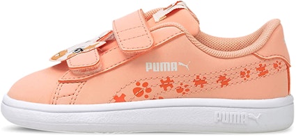 (Toddler) Puma Smash v2 Casual Board Shoes Pink 368789-03 (Toddler) Puma Smash v2 Casual Board Shoes Pink 368789-03