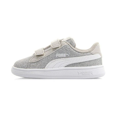 (TD) Puma Smash V2 Glitz Glam Sneakers Silver