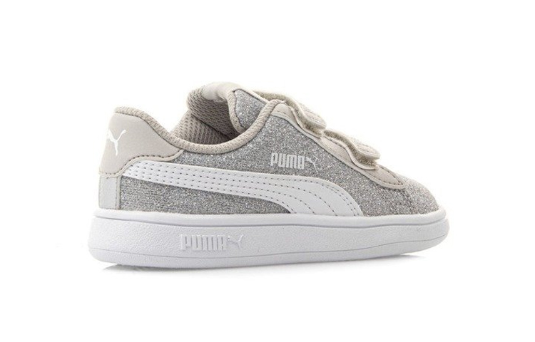 (TD) Puma Smash V2 Glitz Glam Sneakers Silver 圖 4