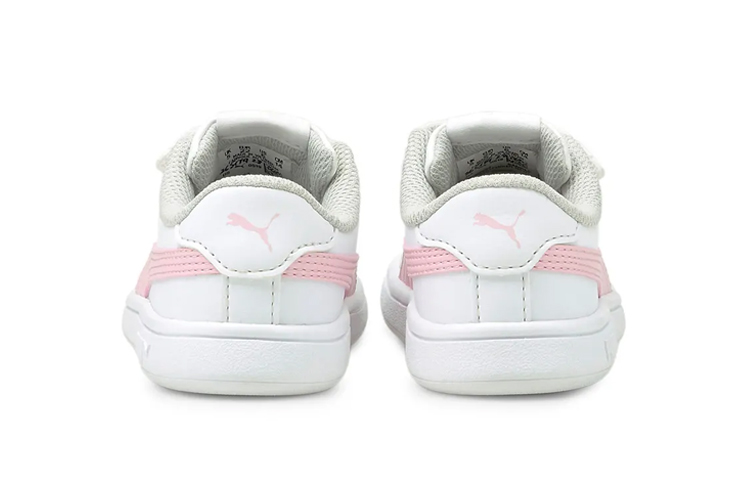 Shop (TD) 푸마 스매쉬 v2 가죽 찍찍이 '화이트 핑크 레이디' 365174-28