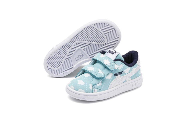 Shop (TD) Puma Smash V2 V 'Cloud - Gulf Stream' Lelaki Kasual - Biru Gulf Stream. 371194-02