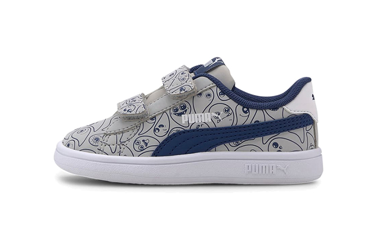 Buy (TD) プーマ スマッシュv2 白青「モンスターファミリー」 371192-01