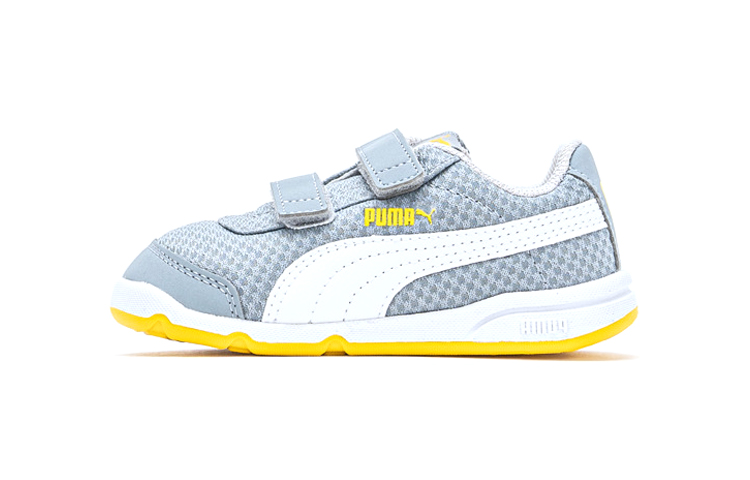 (Toddler) Puma Stepfleex 2 Mesh VE 'Grey Yellow' 192525-16
