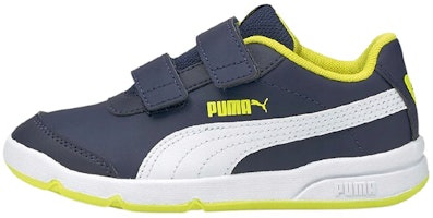 (Preschool) Puma Stepfleex 2 SL VE Sports Sneakers Blue/Yellow/White 192522-23 (Preschool) Puma Stepfleex 2 SL VE Sports Sneakers Blue/Yellow/White 192522-23