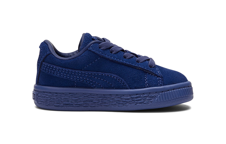 Order (TD) Puma Suede Classic Mono Gold Freizeit Skate-Schuhe Blau 381572-02