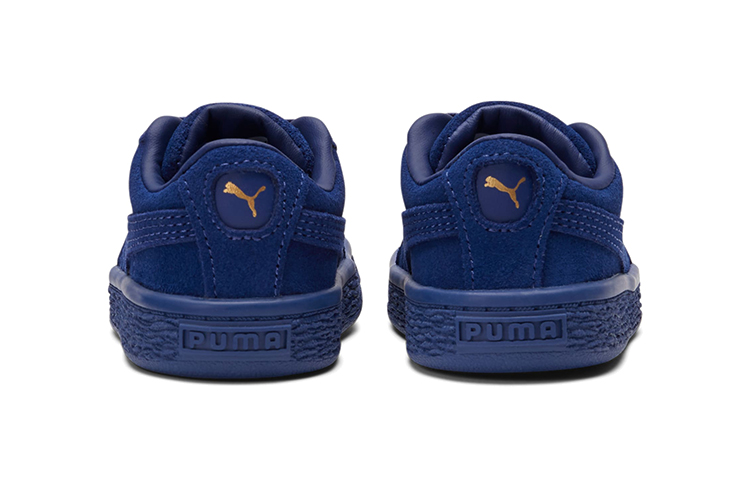 Shop (TD) Puma Suede Classic Mono Gold Freizeit Skate-Schuhe Blau 381572-02