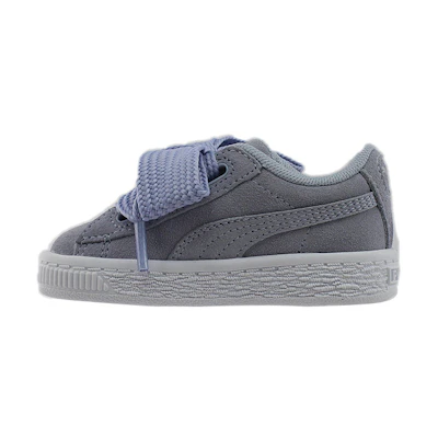 (TD) Puma Suede Heart 'Grey Lace Up'