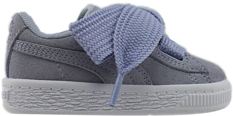 (Toddler) Puma Suede Heart 'Grey Lace Up' 365008-06 Order (Toddler) Puma Suede Heart 'Grey Lace Up' 365008-06