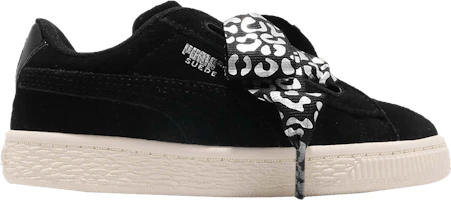 (Toddler) Puma Suede Heart AthLuxe 'Black' 366846-01 (Toddler) Puma Suede Heart AthLuxe 'Black' 366846-01