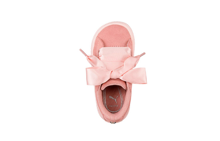 Lookbook 嬰童 Puma Suede Heart Jewel 板鞋 粉