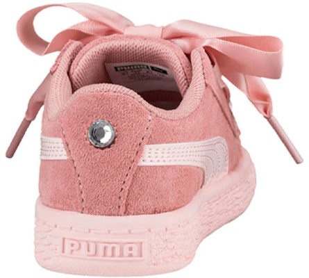 嬰童 Puma Suede Heart Jewel 板鞋 粉 Shop 嬰童 Puma Suede Heart Jewel 板鞋 粉