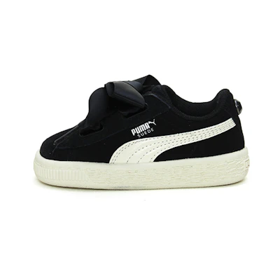 (TD) Puma Suede Heart Jewel 'Black White'