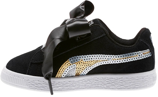 (Toddler) Puma Suede Heart Trailblazer 'Black Sequin Logo' 368955-02 Buy (Toddler) Puma Suede Heart Trailblazer 'Black Sequin Logo' 368955-02