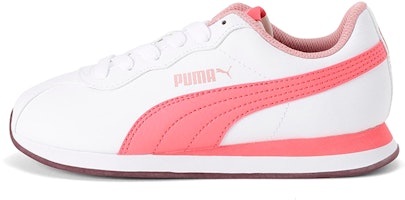 (Preschool) Puma Turin Ii Low Top Running Shoes Pink/White/Brown 366775-11 (Preschool) Puma Turin Ii Low Top Running Shoes Pink/White/Brown 366775-11