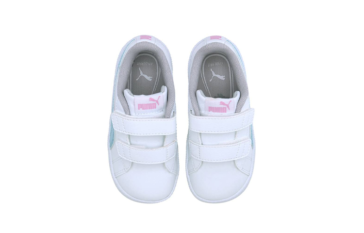 Lookbook (Toddler) Puma Up V Inf 'White Blue Velcro' 373603-10